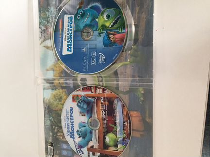 Два DVD-диска про монстров