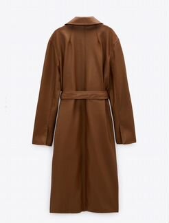 Тренч Zara новый из эко кожи
