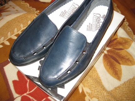 Rieker. макасины. лоферы Германия. новые. кожа