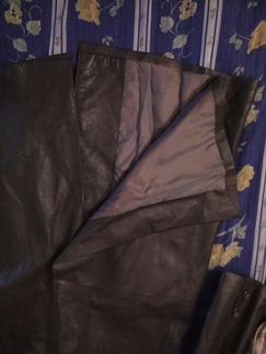 Плащ женский кожаный