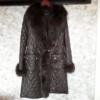 Стёганное пальто
