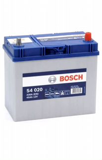 Аккумулятор автомобильный Bosch S4 (020) 12В 45Ач