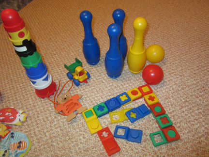 Пакет развивающих игрушек для малыша от 1 до 3 лет