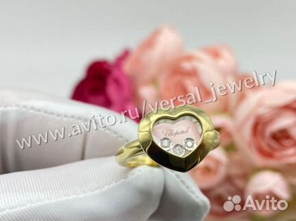 Золотое Кольцо Chopard из золота с бриллиантами