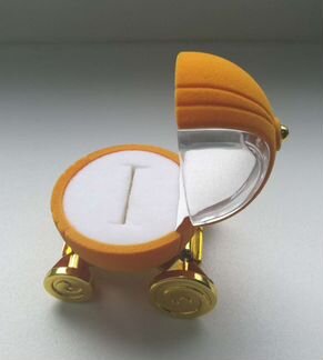 Футляр подарочный под кольцо карета