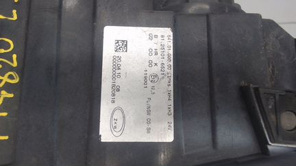 Галогенка левое Man TGX 2007, 2010