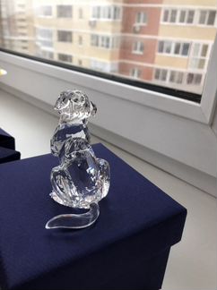Фигурка собачка swarovski