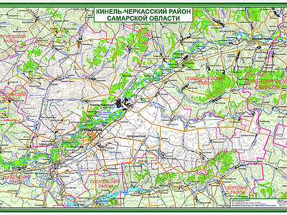 Карта кинельского района самарской области