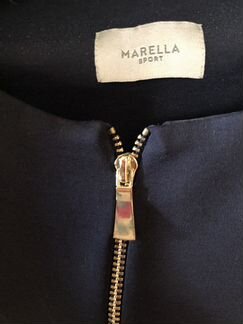 Marella платье 46-48 р, темно-синее стрейч