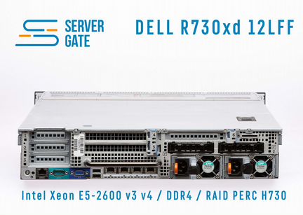 Dell R730xd 12LFF 2x E5-2687Wv3 384 GB