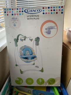 Детские электрокачели Graco lovin hug
