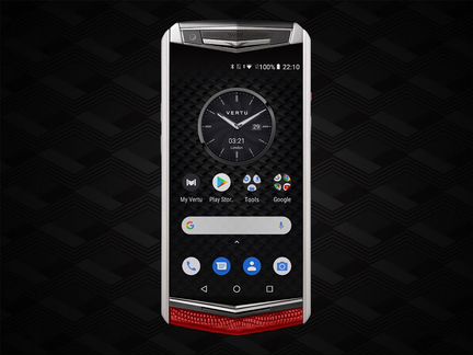 Новый Vertu Aster P Baroque Ti Red Lizard