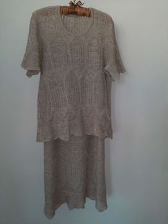 Костюм женский из вологодского льна