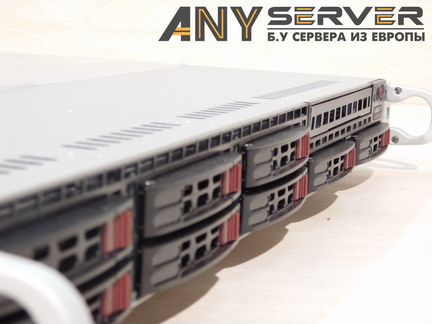 Сервер Supermicro 1027R 2xE5-2667 96Gb 8x2.5