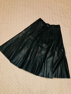 Юбка кожа, Zara, джинсы DG