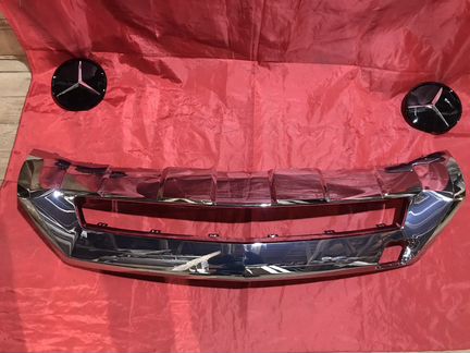 Хром бампера Mercedes 166