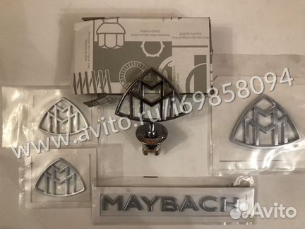 Комплект эмблем и Решетка Maybach W222 S class