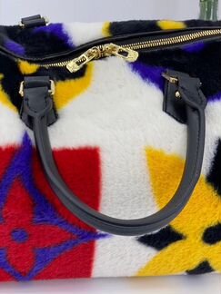 Сумка женская louis vuitton мех