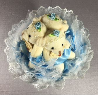 Букет с мишками «Я люблю тебя»