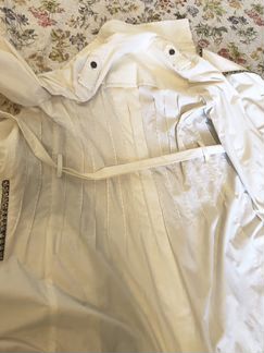 Стильный,белый плащ,тренч,Class Cavalli,оригинал