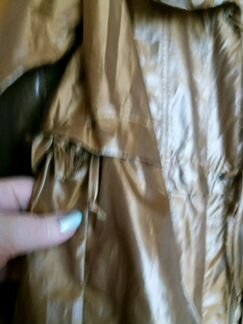 Ветровка золотого цвета, новая производство Турция