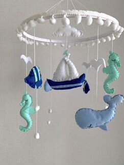 Мобиль из фетра