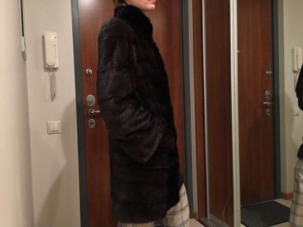 Шуба и меховое манто Asofia натур. мех норки