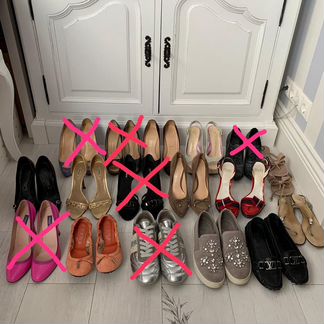 Louis Vuitton Valentino Louboutin D&G YSL туфли