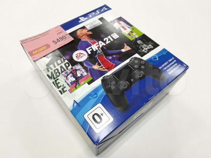 Комплект Джойстик PS4 + fifa 2021 новый