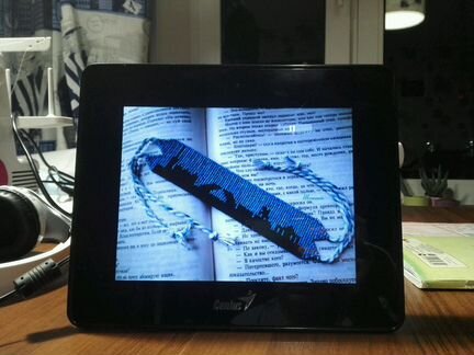 Цифровая фоторамка genius dpf-801 crystal