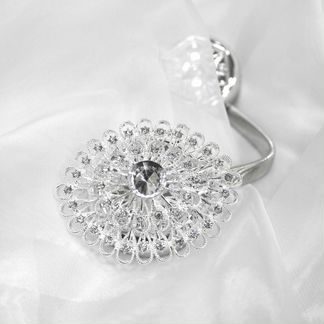 Подхват для штор магнитный Montmorency Цвет: Серебряный