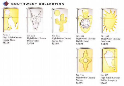 Зажигалки Zippo - Southwest Collection 1995