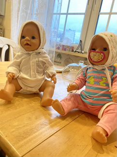 Куклы baby born и много одежды