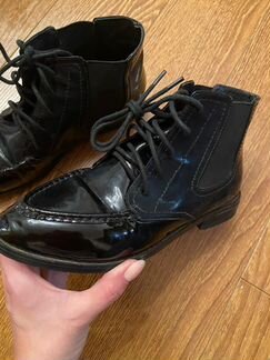 Ботинки лаковые, корейский бренд