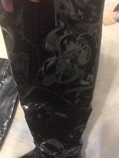 Ботфорты (сапоги) лаковые