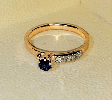 Кольцо золотое СССР