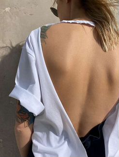 Футболка ushatava с открытой спиной