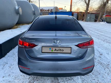 Hyundai Solaris 1.6 МТ, 2017, битый, 116 649 км