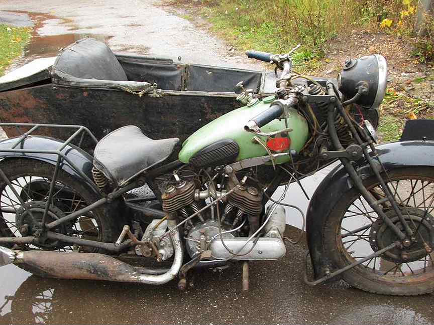 Мотоцикл BSA С коляской