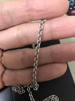 Серебряная цепь 925, 55 см
