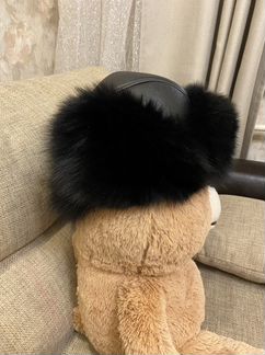 Мужская меховая шапка-ушанка